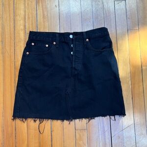 Levi's Black Mini Skirt